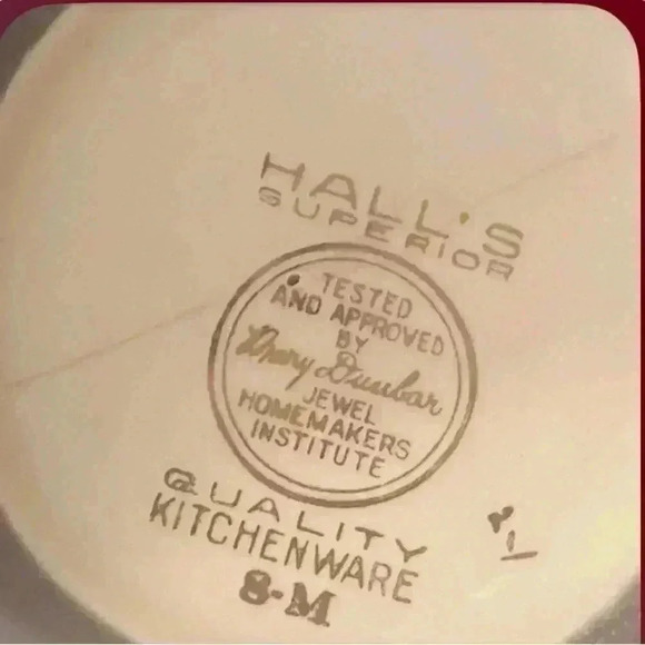 Vintage Hall China Jewel Tea Autumn Leaf Nested Mixing Bowl Set of 3 - Picture 4 of 4